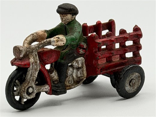 Hubley 3 Wheel Trike Motorcycle With Figure Cast Iron Toy Vintage 1930’s - Etsy