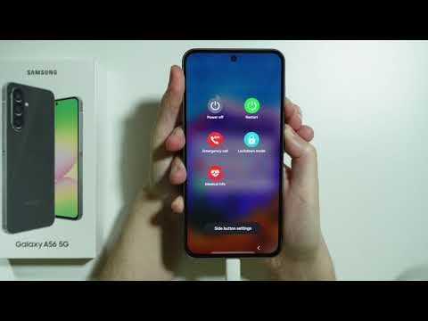 Samsung Galaxy A56 5G: How to Power Off without Screen Lock Password