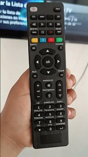 Configure Universal Smart TV control | Program universal remote control Smart TV Temu