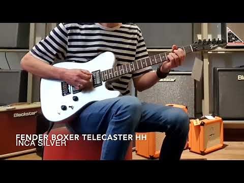 Fender Boxer Telecaster Inca Silver HH - Distortion and Clean - No Talking