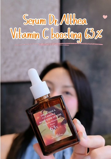 Serum Vitamin C 63% Dr.Althea: sáng da mờ thâm, căng bóng