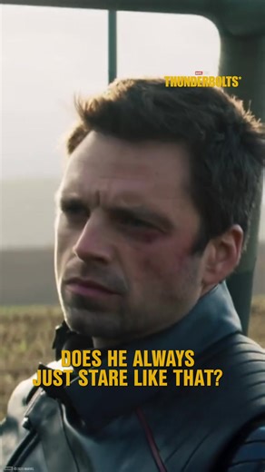 Yes. Yes he does. And it's perfect. Bucky returns in Thunderbolts*, experience him on the biggest screen possible, only in cinemas Thursday! | Marvel