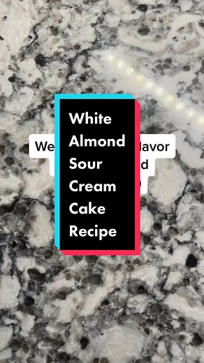 Wedding Cake aka White Almond Spur Cream Cake #weddingcake #cakerecipe #tiktoktaughtme #baking #boxmix