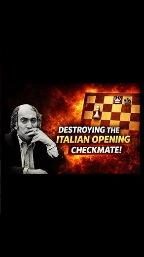 Italian Opening Gone WRONG 😵 Instant Checkmate ♟️