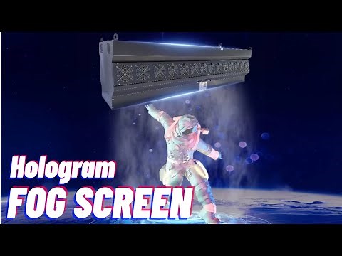 Immersive Art Installation Integrating Fog Screen, Hologram Effects, and Projection Mapping