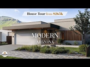Arizona Style Modern Contemporary Home Tour | 3 Bedroom + Flex Room | Smart Layout for 2025 Living