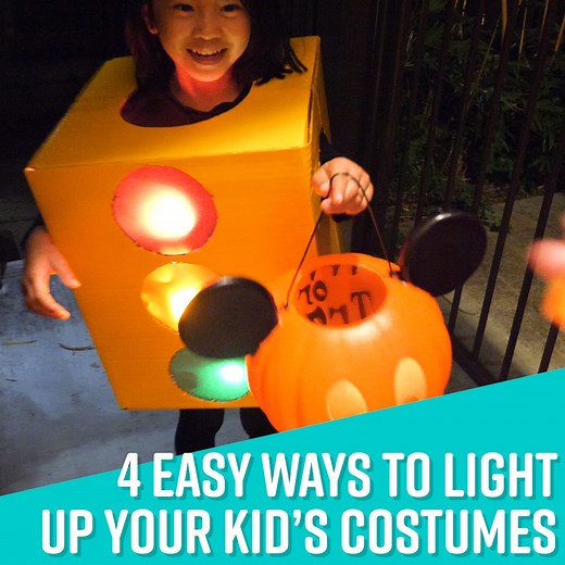 460K views · 220 reactions | Here are 4 quick ways to illuminate your kid's costume. It will look adorable (and help keep them safe when out at night!) | Playfull | Facebook