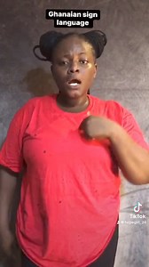 27K views · 1.2K reactions | Ghanaian sign language. My hearing impaired friends love music too. That’s why l always interprete songs殺蘭 | Janet Augustt | Facebook