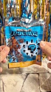 Opening MINECRAFT Mini Diecast Figures! Grindstone Golem 🪨☠️ #toyunboxing #minecraft