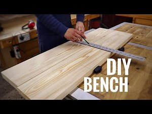 DIY. Bench. Woodworking