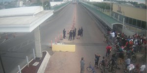 Laredo Bridge temporarily closed Thursday evening for a drill