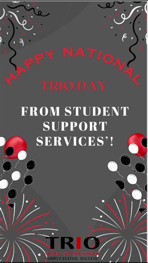The Federal TRIO Programs (TRIO) are Federal outreach and student services programs designed to identify and provide services for individuals from disadvantaged backgrounds. We are one of the many programs offered through TRIO programs! We are here to service those who are underrepresented. HAPPY NATIONAL TRIO DAY from Student Support Services’! #nationaltrioday #fypシ #lionup🦁 #studentsupportservices #TRIO #NationalTRIODay