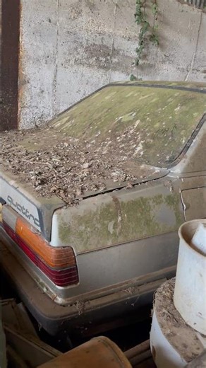 ABANDONED AUDI QUATTRO BARN FIND #automobile #car #classiccars #barnfind #explore #audi #urbex #uk