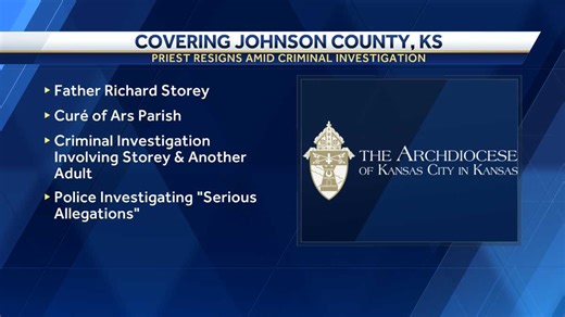 Archdiocese suspends Johnson County, Kansas, priest during criminal investigation