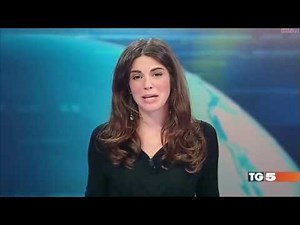 Italian TV presenter accidentally flashes audience incredible