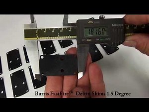 Burris Fastfire Shims made of Delrin UMTactical.com