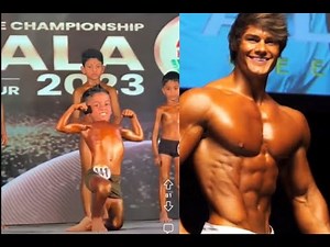Kids having their first bodybuilding competition...