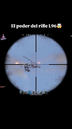 El poder del rifle L96 #rust #rustgame #rustclips #rustpvp | Sebastian Gameplays