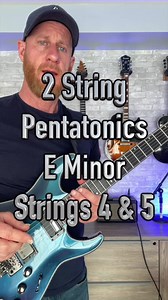 2 String Pentatonics - E Minor - Strings 4 & 5 | Guitar Essentials