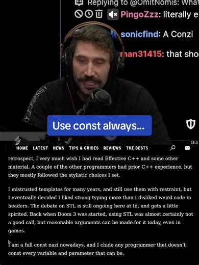 Use const always: why prefer constants in code
