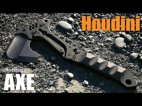 Axe modeling || Houdini tutorial