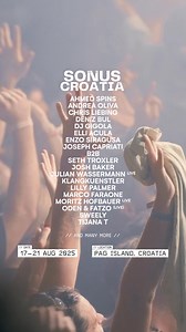 Još 17 imena se pridružilo vrhunskom SONUS Croatia 2025 lineupu! 🔥 Kupi svoju ulaznicu na vrijeme i vidimo se na Zrću od 17. do 21.08. | We Love Sound
