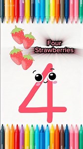 Let’s Draw Number 4 #number1to10 #number4 #drawnumber