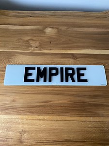 4D 3MM With Gel Legal Number Plates - Etsy UK