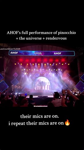 full performance of pinocchio the universe rendezvous in kapuso countdown 2026 #AHOF #아홉 #fyp