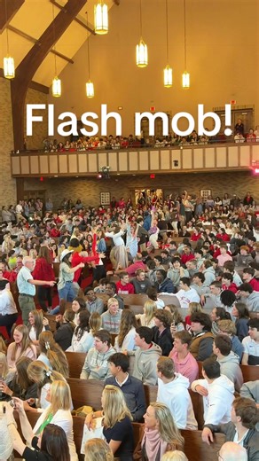Surprising Students with a Flash Mob Dance