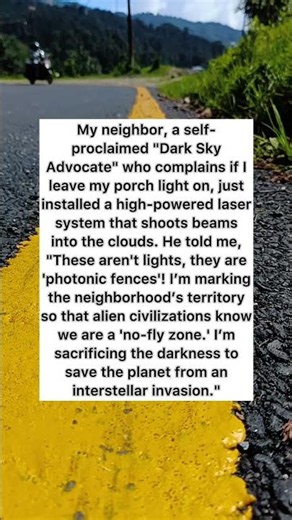 Alien Defense System 😂 #funny #neighbors #shorts