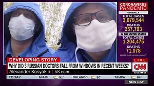 137K views · 1.7K reactions | A Russian doctor filmed a video moments before he mysteriously fell out of a hospital window, suffering severe head trauma. Two other health care workers are dead after falling in a similar way, raising questions amid the coronavirus pandemic. https://cnn.it/2W9j4QQ | CNN Replay | Facebook