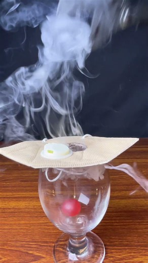 1000 degree hot metal ball vs mask #asmr #satisfyling #relaxing #facemask