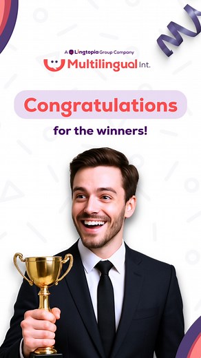 🎉 Final Raffle Winners — 6th Anniversary Edition! 🎉 We’ve reached the grand finale! Here are the winners of Raffle #5, closing out our week-long celebration of Multilingual’s 6th Anniversary. 🙌✨ Thank you to everyone who participated, your energy, support, and enthusiasm made this anniversary truly unforgettable. Here’s to many more years of growth, connection, and community. 💙🌐 The World’s Voice, Interpreted. #AnniversaryGiveaway #6YearsStrong #RaffleWinners #TeamMultilingual #TheWorldsVoi
