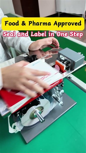 Sealing + Labeling, Unified: The Automated Solution for Secure Packaging #machine #smallbusiness