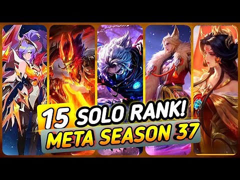 15 NEW META HEROES FOR SOLO RANK UP (SEASON 37) | MOBILE LEGENDS TIER LIST 2025! - MLBB