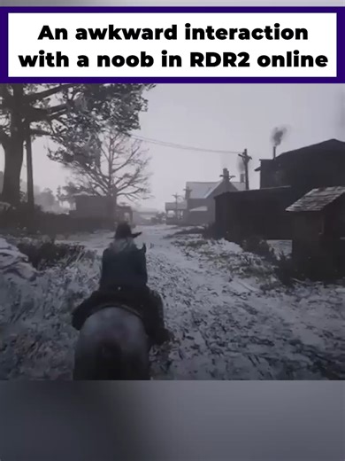 A very typical meeting with a low level player in RDR2 Online 😂🤠 #rdr2 #rdr2clips #reddeadredemption2
