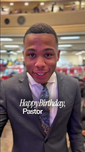 It's a special day today! HAPPY BIRTHDAY PASTOR DAVID!!