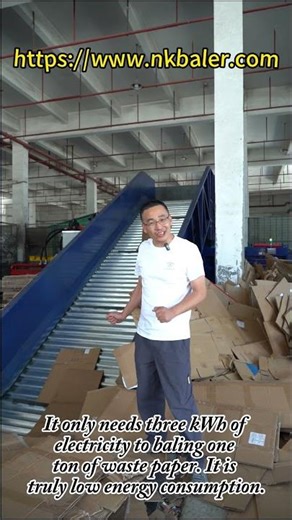 Horizontal Cardboard Baler;Hydraulic Compacted Baler Machine