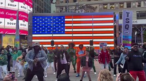 Crossroads Concerts in Times Square 🌟 This week we have dance performances by BrickHouse NYC for #TSQLIVE 💃🏽🕺🏻Thank you Nasdaq for bringing live performances to the plazas of Times Square 🎶 tsq.org/live | Times Square, New York City