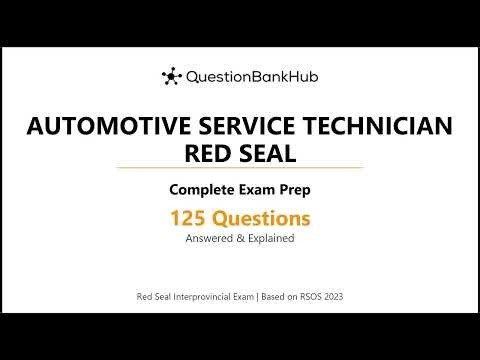 Automotive Service Technician Red Seal Exam Prep: 125 Practice Questions with Answers