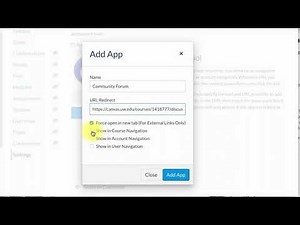 Creating a Community Forum in Canvas
