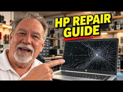 HP Laptop Screen Broken? Fix It Yourself in Minutes #screen replace