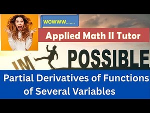 Partial derivative of functions of several variables