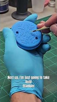 Painting Frosty the Snowman’s Hocus Pocus 3D Printed Snowflake Base!