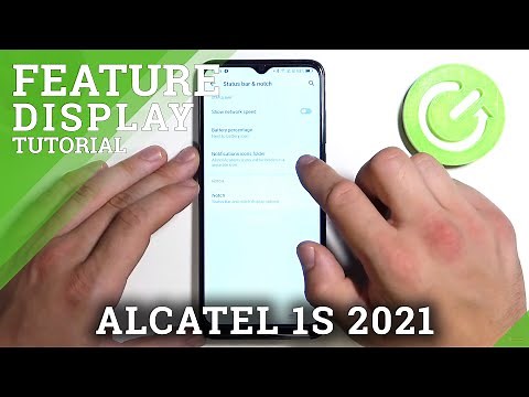 How to Find and Manage Display Settings in Alcatel 1S 2021?
