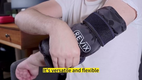 REVIX 20‘’ XXXL Knee Ice Pack Wrap Around Entire Knee, Extra Large Ice Pack for Knee Meniscus Tear and Arthritis, Cold Compress Therapy, Reusable Ice Wraps for Back, Shoulder, Post-Workout Recovery