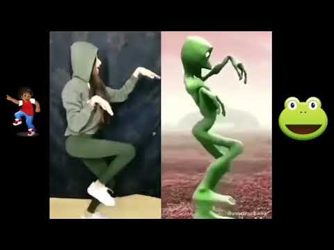 Crazy Frog Dancing With Girl | Dame tu Cosita | Best Challenges 2018.