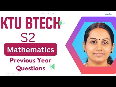 KTU BTech S2 Maths Solved QP