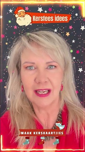 Kersfees aktiwiteite vir jong kinders in Afrikaans - Maak kersfeeskaartjies